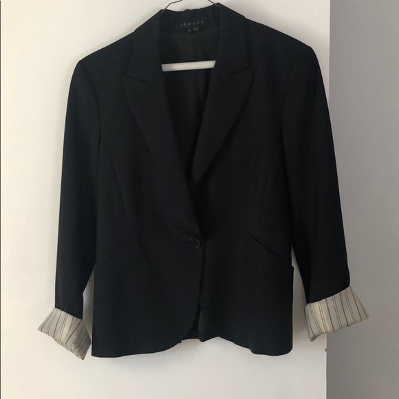 Theory | Jackets & Coats | Theory Black Blazer | Poshmark